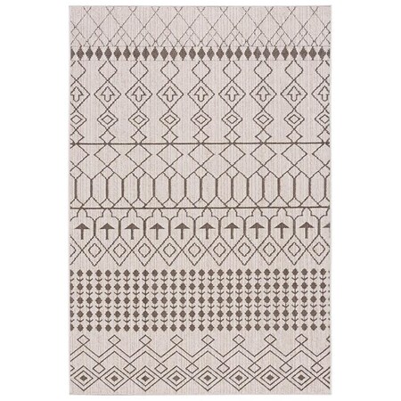 Safavieh 8 x 10 ft. Global 200 Power Loomed Rectangle Area Rug Beige & Dark Beig GLB212B-8